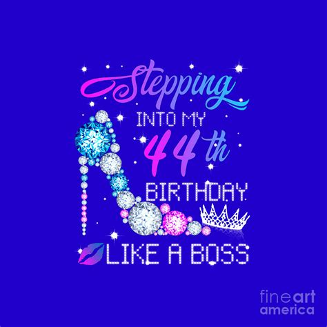 Stepping Into My 44th Birthday Boss Drawing By Ami Lailasari Fine Art