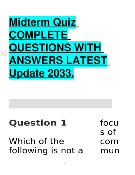 Midterm Quiz Complete Questions With Answers Latest Update 2033 Exams Criminology Docsity