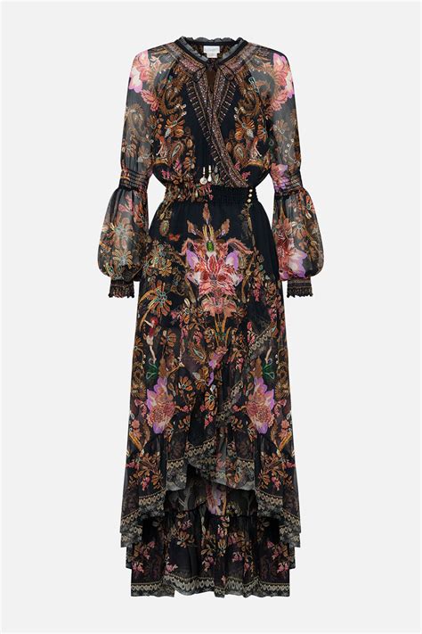 Blouson Sleeve Wrap Dress To Catch A Spider Camilla