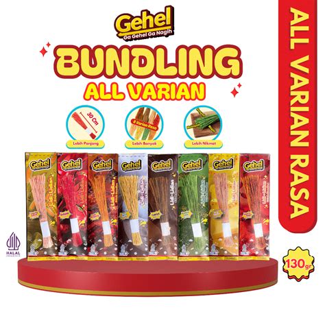 Jual GEHEL ALL VARIANT Paket Bundling Lidi Panjang 30 Cm Paket Isi