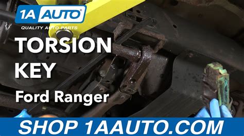 How To Replace Torsion Key 98 12 Ford Ranger Youtube