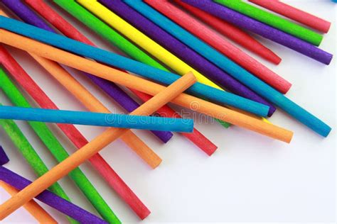 Art of colored sticks stock photo. Image of background - 70648794