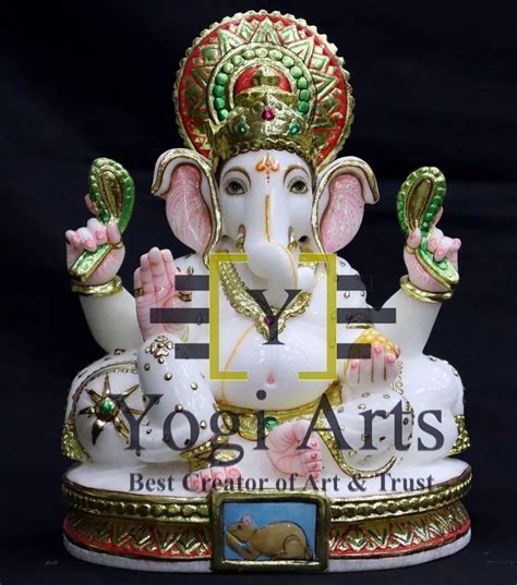 YA02 Marble Ganesh Ji Statue Temple At Rs 60000 In Jaipur ID