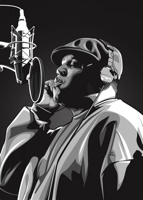 The Notorious Big Metal Poster Print Art By Bikonatics Displate