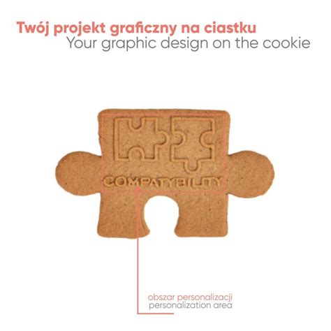 Ciastko Reklamowe Korzenne Mini Puzzel Slodkie