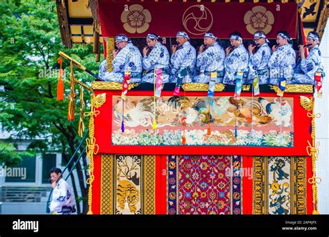 Participants In Gion Matsuri In Kyoto Japan Stock Photo Alamy