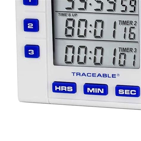 Cole Parmer Digi Sense Traceable Triple Display Clock Timer With