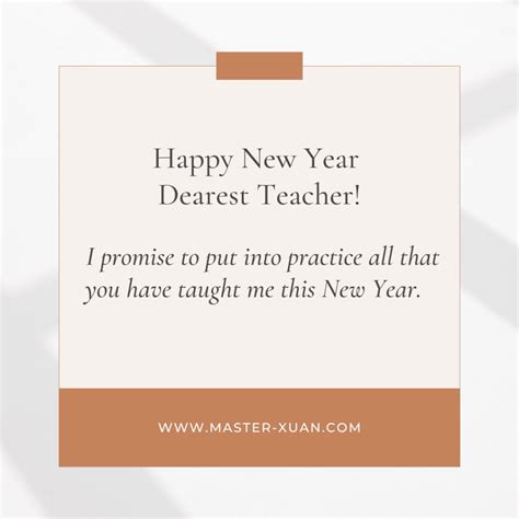 40 Best Happy New Year Messages & New Year Quotes For Teachers (2025) ~ Master Xuan