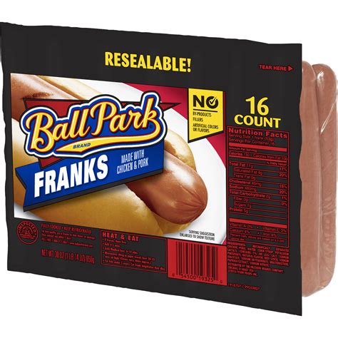 Ballpark Hot Dog Nutrition Blog Dandk