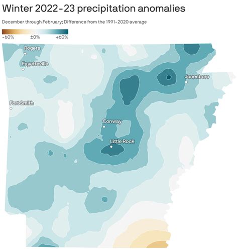 Arkansas' wetter winter weather - Axios NW Arkansas