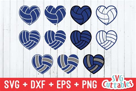 Volleyball Svg Net Mom Heart Love Free Design Bundles