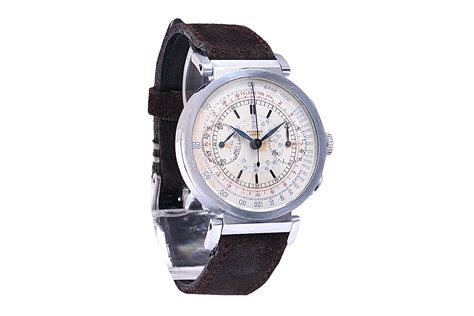 Berthoud Universal Gen Ve Uni Compax Chronograph Wrist Watch Rare