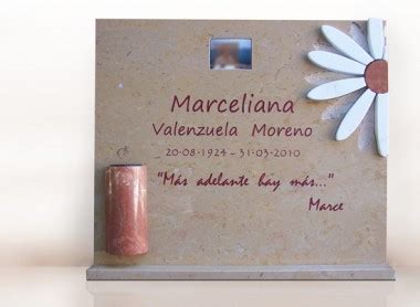 Lapidas Personalizadas Lápidas Florales