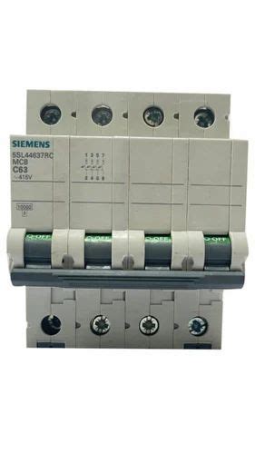 5sl44207rc 20a 4 Pole Mcb Siemens At Rs 1048 Siemens Betagard MCB In