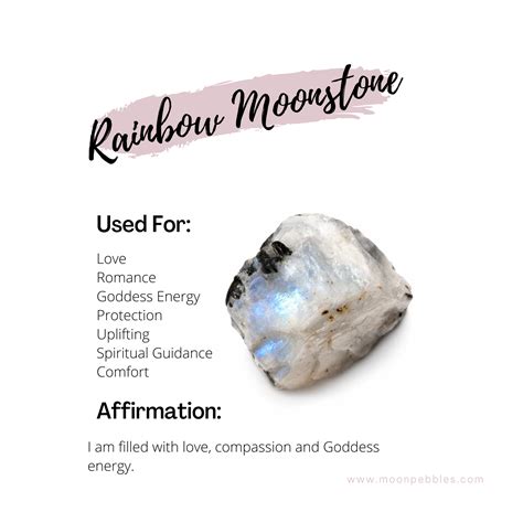 Self Discovery Protection Love Rainbow Moonstone Is Prized For Its