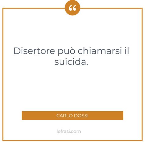 Disertore Pu Chiamarsi Il Suicida