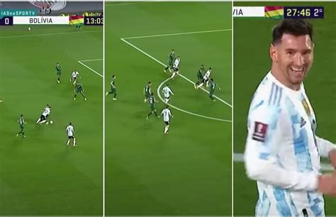 Lionel Messi Hat Trick Argentina Star Scores Incredible Goal Against