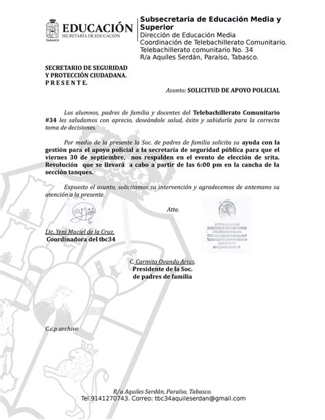 Solicitud Protecci N Ciudadana Secretario De Seguridad Y Protecci N