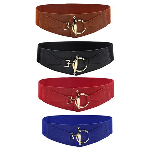 Ceinture Ceinture Large Et Lastique Pour Femmes Boucle Simple