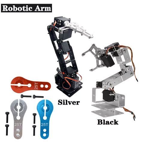 DIY 6DOF DOF Robot Arm Manipulator Metal Alloy Mechanical 50 OFF