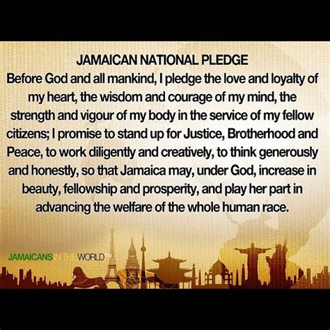 Jamaica National Pledge Words Hot Sex Picture