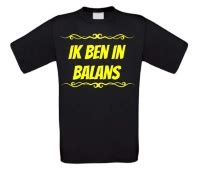 Ik Ben In Balans T Shirt Goedkope Feestwinkel