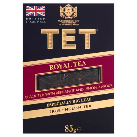 TET Royal Tea Herbata czarna liściasta 85 g kalorie kJ i wartości