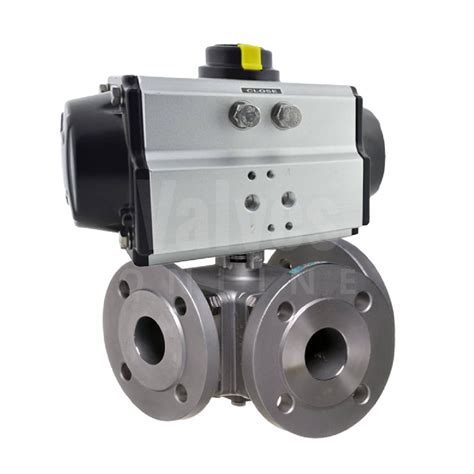 Pneumatic Actuated Way Pn Stainless Steel Ball Valve Valves Online