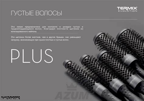 Termix A Set Of Thermal Conversions For Thick Hair Evolution Plus Brush