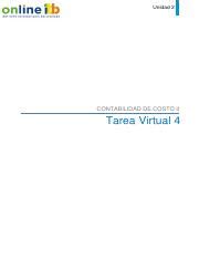 Orientaciones Para La Tarea Virtual 4 Pdf Unidad 2 CONTABILIDAD DE