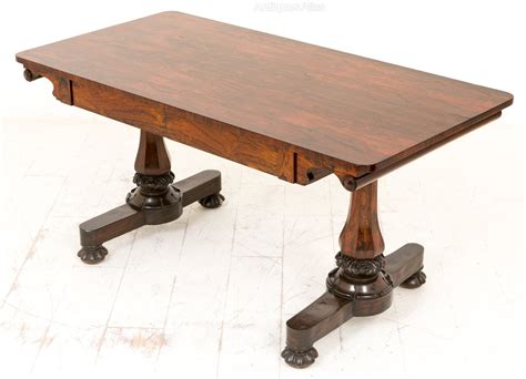 Superb Regency Rosewood Library Table Antiques Atlas