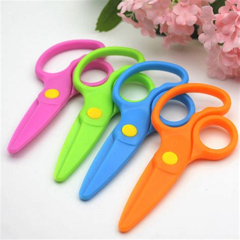 candy color safety scissors  kids diy paper cut grandado