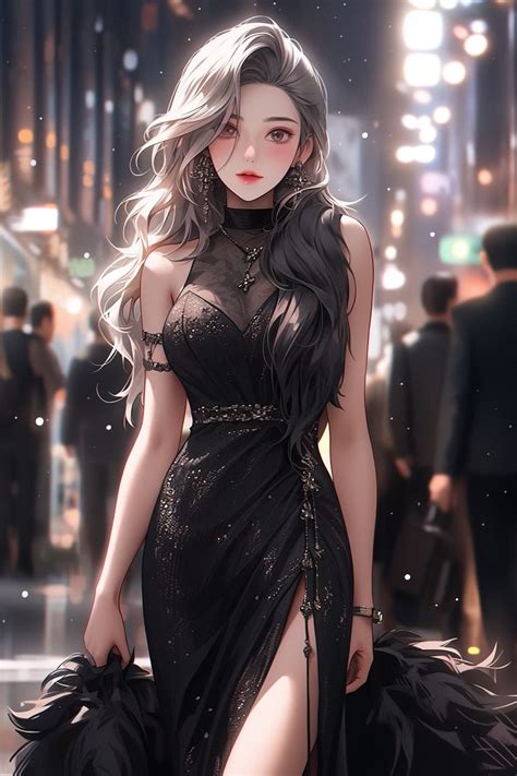 Anime Princess Black Dress