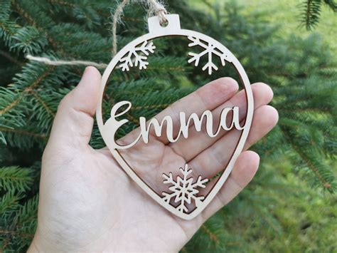 Personalized Names Christmas Ornaments (4styles) - Oriole Design