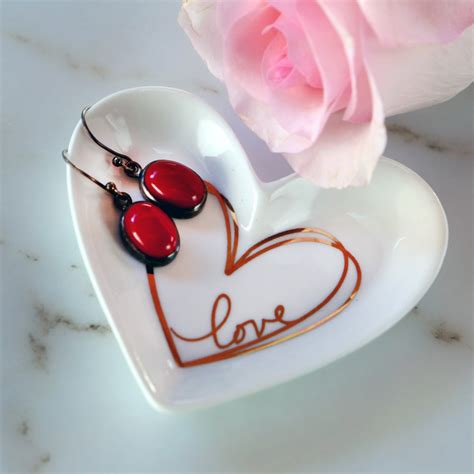 Heart Shaped Trinket Dish Small My Wedding Favors Mwf