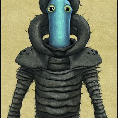 Squidward As A Dark Souls Boss By Georgia O Keeffe Stable Diffusion