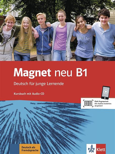 Magnet neu B1 Deutsch für junge Lernende Kursbuch mit Audio CD Ozone bg