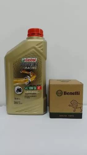 Kit Service Benelli Trk 502 Aceite Castrol 10w50 4t Filtro