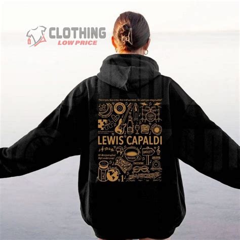 Lewis Capaldi Tour 2023 Merch, Lewis Capaldi Music Tour Shirt, Capaldi ...