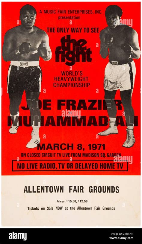 Muhammad ali contre joe frazier Banque d images détourées Alamy