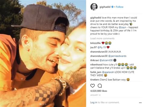 Putus Dan Unfollow Foto Gigi Hadid Masih Ada Di Instagram Zayn Malik