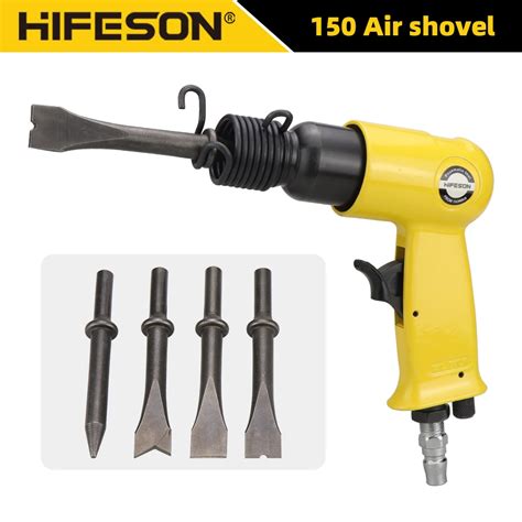 HIFENSON 120mm Air Hammer Professional Handheld Pistol Gas Shovels