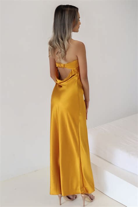 Strapless Yellow Dress Factory Sale Istgeodez