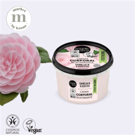 Organic Shop Crema Corporal Reafirmante Camelia Y Aceites Farmalou