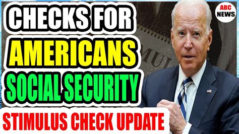 🔴 Checks For Americans Social Security Stimulus Check Update May