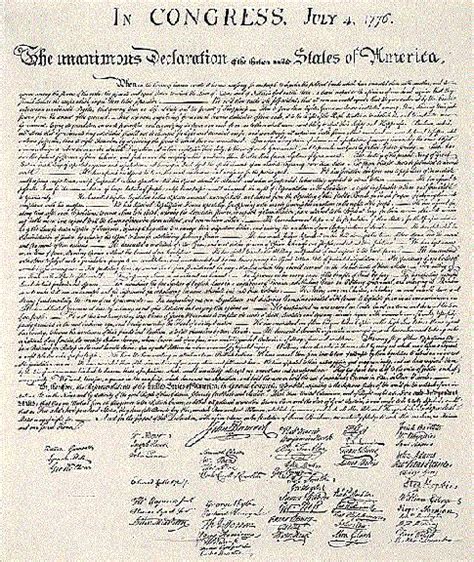 Text of the Declaration of Independence | The Peru Gazette