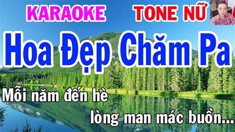 Karaoke Hoa P Ch M Pa Tone N Nh C S Ng Gia Huy Karaoke Youtube