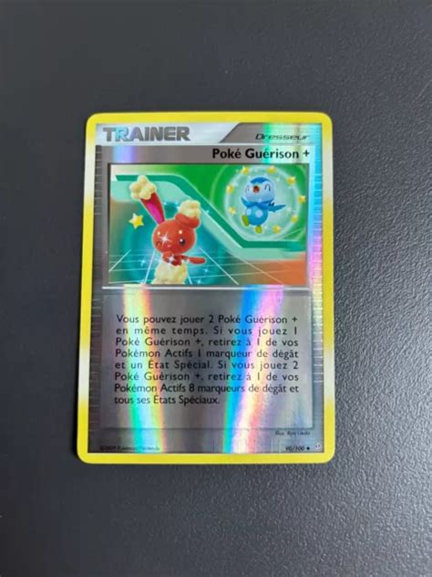 CARTE POKÉMON POKÉ guérison 90 100 reverse DP tempête FR EUR 11 99