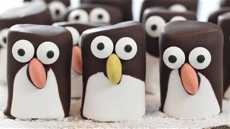 Fun Food Tutorial Marshmallow Penguins Youtube