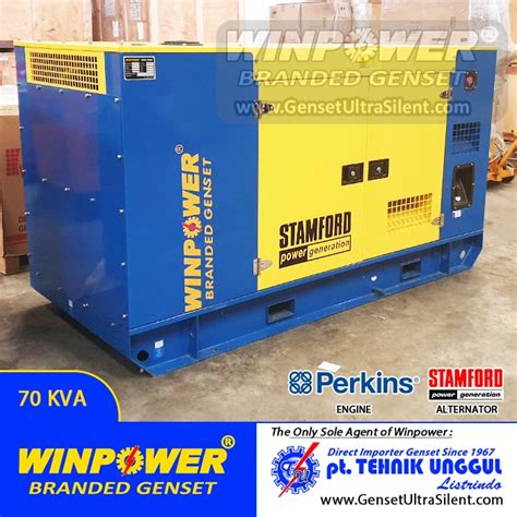 Genset Perkins Kva Silent Stamford Wp P Jual Genset Jakarta